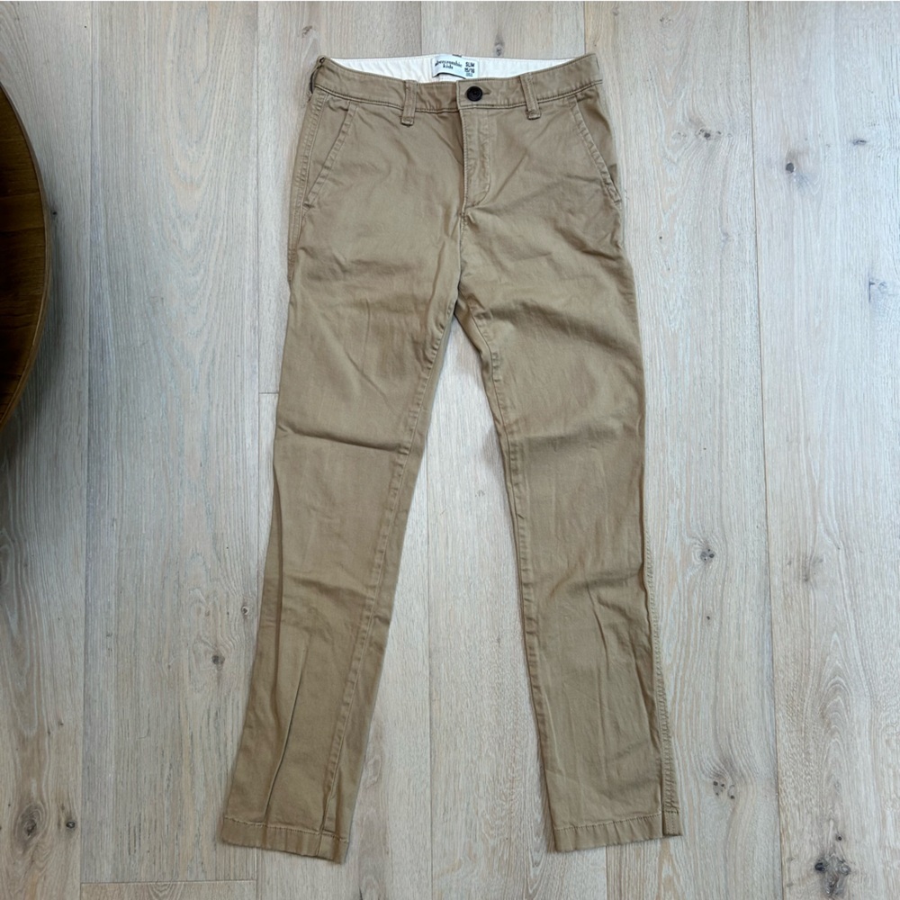 Abercrombie Kids Slim Fit Khaki Pants Size 15/16